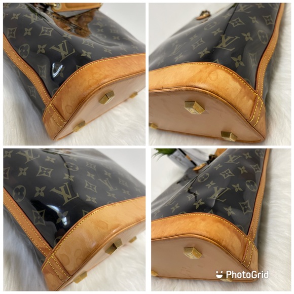 Sac Ambre Monogram MM Vinyl Tote Bag - Picture 8 of 16